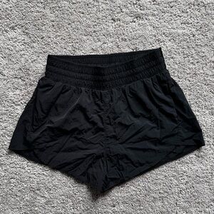 All In Motion Women’s High Wasted Athletic Shorts - Black - M